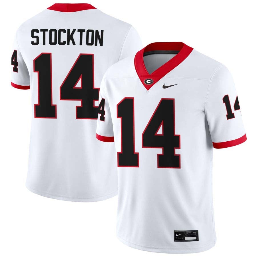 Gunner Stockton Georgia Bulldogs Jersey - White