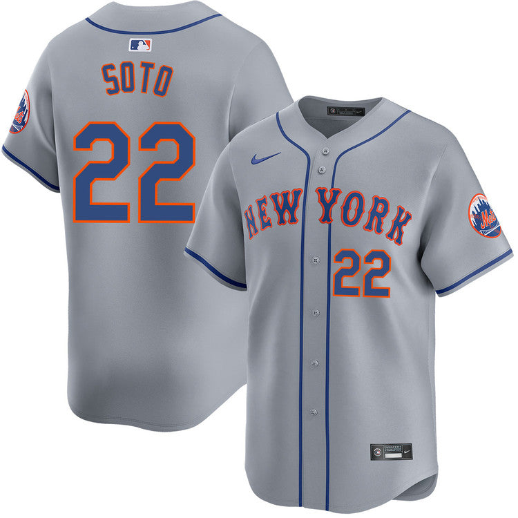 Juan Soto New York Mets Road Player Jersey - Gray