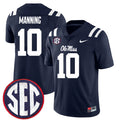 Eli Manning Ole Miss Rebels Jersey - Navy