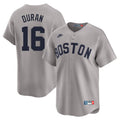 Jarren Duran Boston Red Sox Throwback Limited Jersey – Gray
