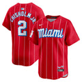 Jazz Chisholm Jr Miami Marlins City Connect Limited Jersey - Red