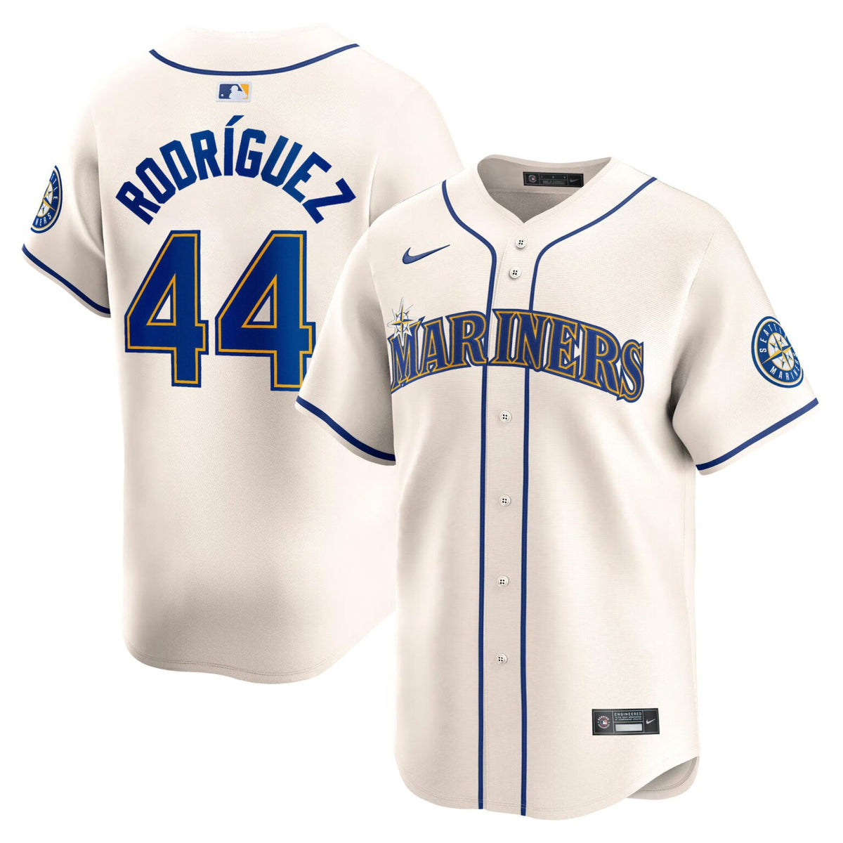 Julio Rodriguez Seattle Mariners Alternate Jersey – Cream