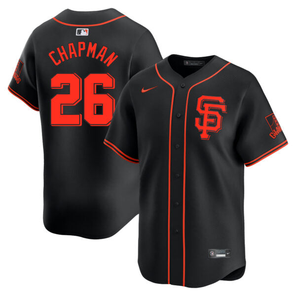 Matt Chapman San Francisco Giants Alternate Limited Jersey - Black