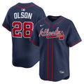 Matt Olson Atlanta Braves Alternate Limited Jersey - Navy