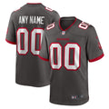 Custom Tampa Bay Buccaneers Alternate Jersey - Pewter